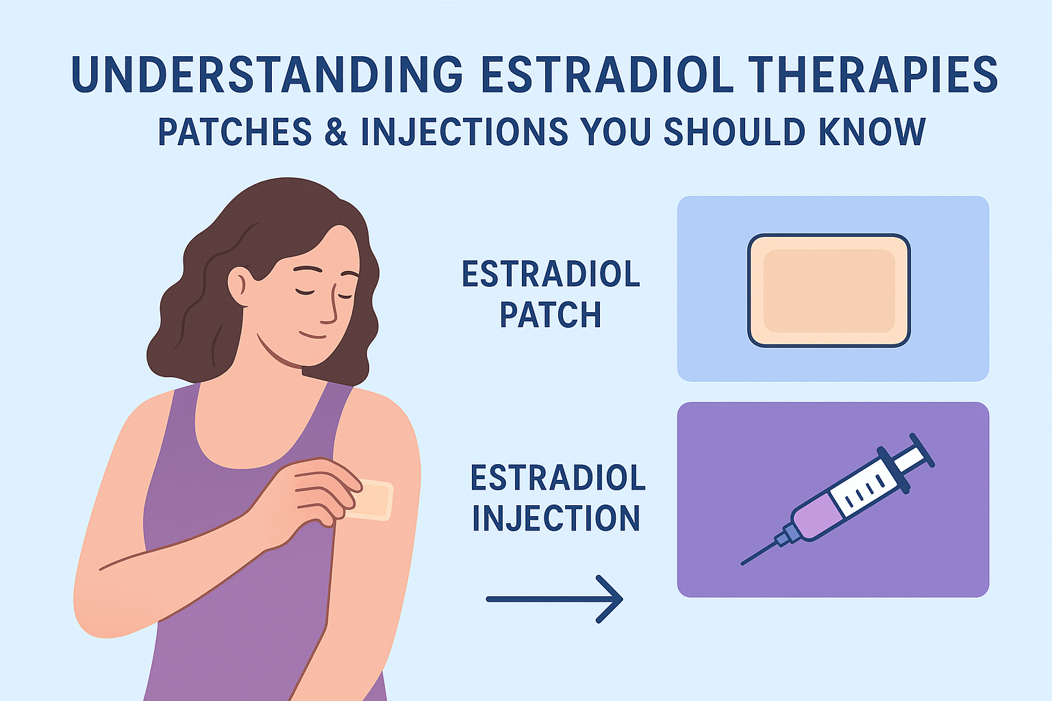 Understanding Estradiol-Based Therapies: Patches & Injections You Should Know