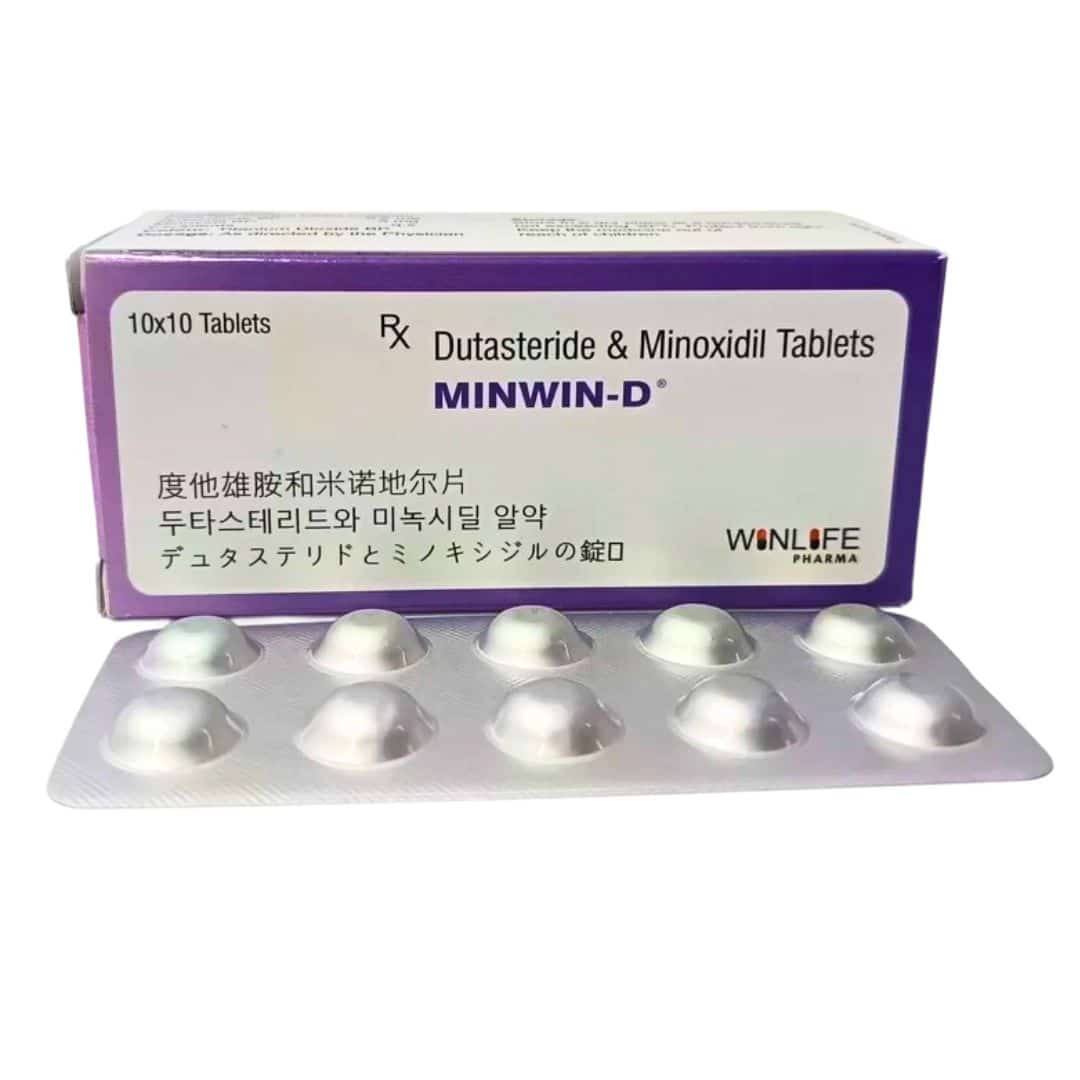 Minoxidil 5mg + Dutasteride 0.5mg Tablets
