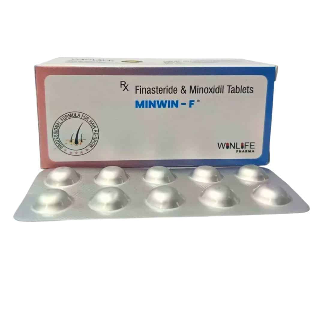 Minoxidil 5mg + Finasteride 1mg Tablets