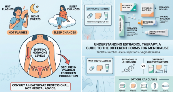 Estradiol: Uses, Forms, Benefits, Risks & Estrogen Therapy Guide