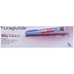 Victoza (Liraglutide) pre-filled injection pen for Type 2 Diabetes treatment. Available for secure cold-chain shipping to the USA, UK, and UAE.