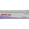 Wepox 4000 IU Erythropoietin Alfa Injection