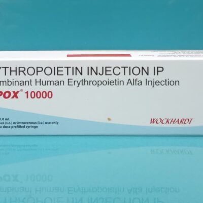 Wepox 10000 IU (Erythropoietin Alfa) injection by Wockhardt. Available for secure cold-chain shipping to the USA, UK, and UAE
