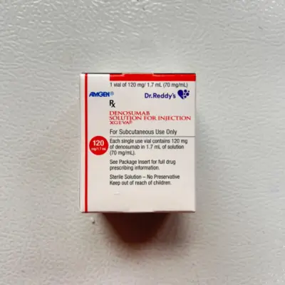 Xgeva 120 mg (Denosumab) injection by Amgen. Available for secure cold-chain shipping to the USA, UK, and UAE.