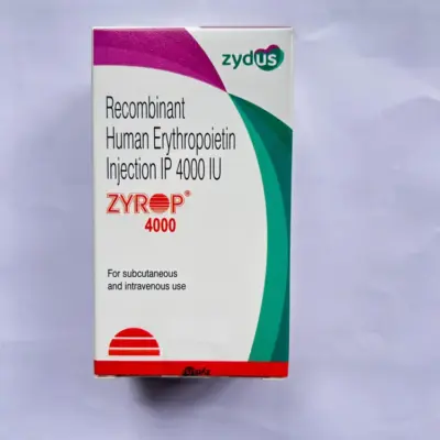 Zyrop 4000 IU injection erythropoietin alfa anemia treatment vial