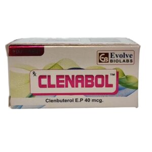 Clenabol 40 mcg Tablets Blister Pack – Evolve Biolabs Clenbuterol Hydrochloride Thermogenic Bronchodilator