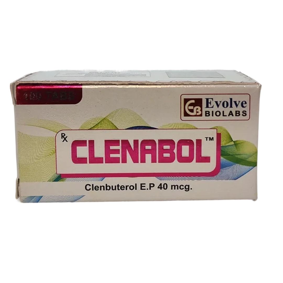 Clenabol 40 mcg Tablets Blister Pack – Evolve Biolabs Clenbuterol Hydrochloride Thermogenic Bronchodilator