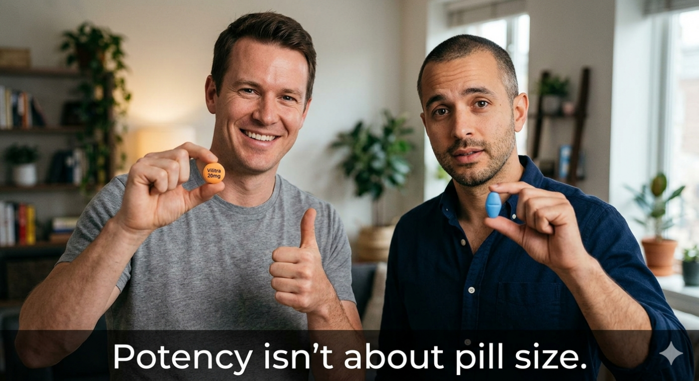 Vilitra 20mg vs blue pill potency, best vardenafil brand for ED, Vilitra 20mg price and benefits, how Vilitra 20mg works