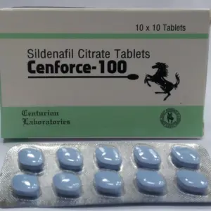 Cenforce 100 mg (Sildenafil Citrate) tablets for the treatment of erectile dysfunction. Available for shipping to USA, UK, and UAE
