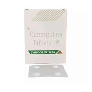 Cabergoline 0.25mg Tablet Generic Dostinex Starting Dose Dopamine Agonist for Hyperprolactinaemia Prolactinoma Infertility and Prolactin Control