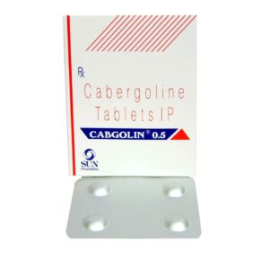 Cabergoline 0.5mg Tablet Generic Dostinex Dopamine Agonist for Hyperprolactinaemia Prolactinoma Infertility IVF OHSS Prevention and Prolactin Control
