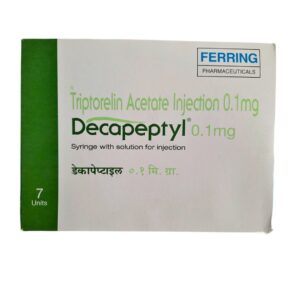 Decapeptyl 0.1 mg prefilled syringes box of 7 by Ferring - Triptorelin Acetate for IVF treatment