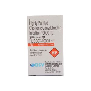 HCG 10000 IU Injection – Human Chorionic Gonadotropin IVF Trigger Shot for Ovulation Induction Female Infertility and Male Hypogonadism Testosterone Support