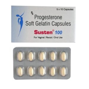 Progesterone 100 mg Micronized Soft Gel Capsules Blister Pack – Bioidentical Hormone Replacement Therapy (HRT)