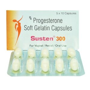 Progesterone 300mg Micronized Soft Gel Capsules Blister Pack – High Potency Bioidentical Hormone Replacement Therapy (HRT)