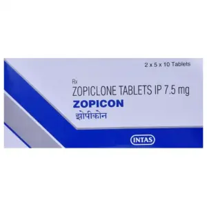 Zopiclone 7.5mg Tablet – Generic Zimovane Imovane Non-Benzodiazepine Z-Drug Sleeping Tablet for Short-Term Insomnia Treatment