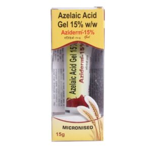 Azelaic Acid 15% Gel generic Finacea 15 for Rosacea Acne Redness and Post Acne Hyperpigmentation aziderm