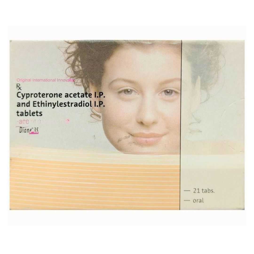 drugsgeneral_img Diane 35 Tablet for PCOS Hormonal Acne Hirsutism and Androgen Excess BOX