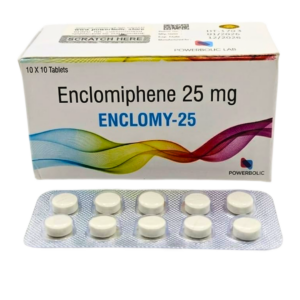 Enclomiphene 25 mg Tablet for Low Testosterone, Secondary Hypogonadism and Male Fertility Support