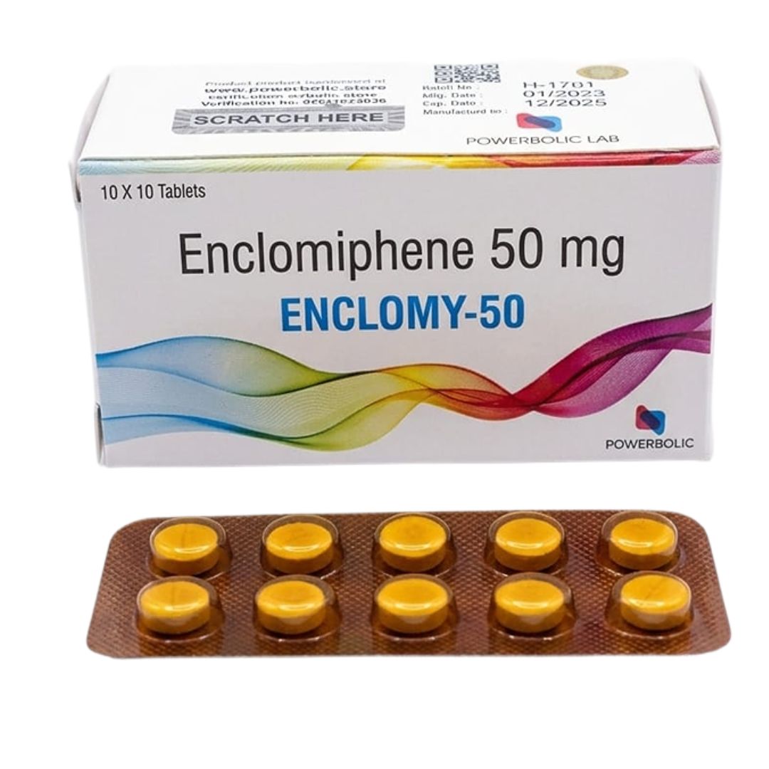 drugsgeneral_img Enclomiphene 50 mg Tablet ECLOMY 50 for Low Testosterone, Secondary Hypogonadism and Male Fertility Preservation