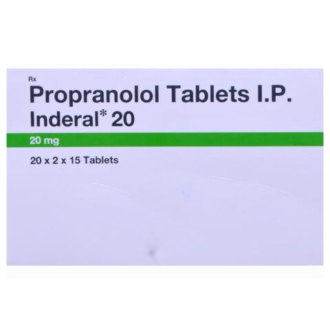 Propranolol 20mg Tablet