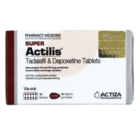 Tadalafil 20mg + Dapoxetine 60mg Tablet