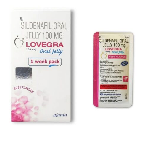 Lovegra Oral Jelly (Rose Flavour)